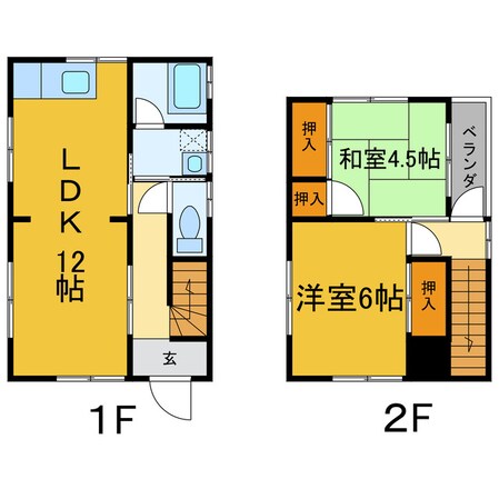 三浦住宅の物件間取画像